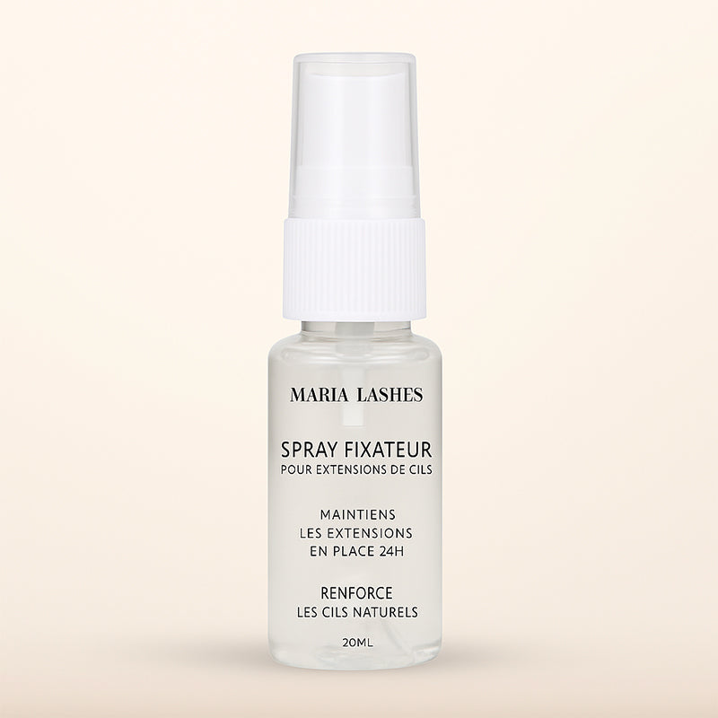 Spray fixateur pour extensions de cils